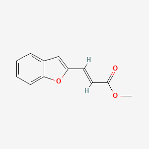 molecular formula C12H10O3 B2452276 (2E)-methyl 3-(2-benzofuranyl)propenoate CAS No. 256439-83-5