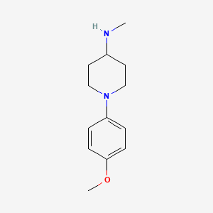 molecular formula C13H20N2O B2452279 1-(4-methoxyphenyl)-N-methylpiperidin-4-amine CAS No. 1096810-46-6