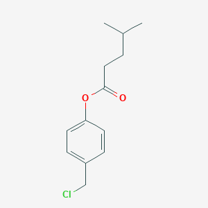 molecular formula C13H17ClO2 B2452284 [4-(Chloromethyl)phenyl] 4-methylpentanoate CAS No. 1260781-28-9