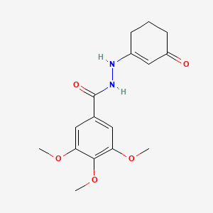 molecular formula C16H20N2O5 B2452294 N-((3-氧代环己-1-烯基)氨基)(3,4,5-三甲氧基苯基)甲酰胺 CAS No. 1119391-78-4