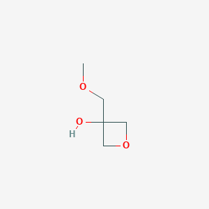 molecular formula C5H10O3 B2452303 3-(甲氧基甲基)氧杂环丁烷-3-醇 CAS No. 77356-11-7