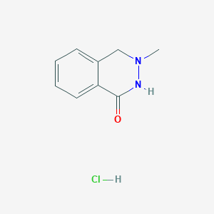 molecular formula C9H11ClN2O B2452444 盐酸3-甲基-3,4-二氢酞嗪-1(2H)-酮 CAS No. 2095410-07-2