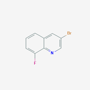 molecular formula C9H5BrFN B2452457 3-溴-8-氟喹啉 CAS No. 855477-01-9