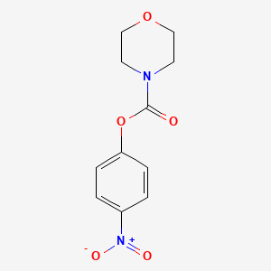 molecular formula C11H12N2O5 B2452458 4-Nitrophenyl morpholine-4-carboxylate CAS No. 17376-42-0