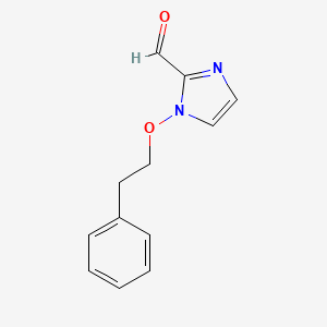 molecular formula C12H12N2O2 B2452483 1-(苯乙氧基)-1H-咪唑-2-甲醛 CAS No. 478050-31-6