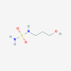molecular formula C3H10N2O3S B2452485 (3-Hydroxypropyl)(sulfamoyl)amine CAS No. 1566860-09-0