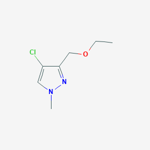 B2452504 4-chloro-3-(ethoxymethyl)-1-methyl-1H-pyrazole CAS No. 1856041-24-1