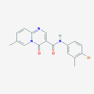 molecular formula C17H14BrN3O2 B2452529 N-(4-溴-3-甲基苯基)-7-甲基-4-氧代-4H-吡啶并[1,2-a]嘧啶-3-甲酰胺 CAS No. 877650-17-4