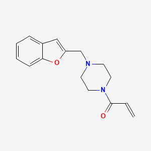 1-[4-(1-Benzofuran-2-ylmethyl)piperazin-1-yl]prop-2-en-1-one