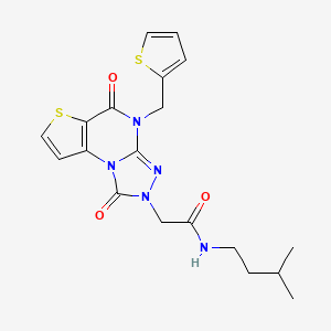 molecular formula C19H21N5O3S2 B2452554 Chembl4584450 CAS No. 1359393-81-9