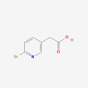 molecular formula C7H6BrNO2 B2452567 2-(6-Bromopyridin-3-YL)acetic acid CAS No. 404361-76-8