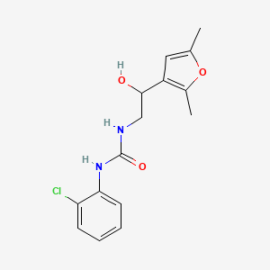 molecular formula C15H17ClN2O3 B2452569 1-(2-氯苯基)-3-(2-(2,5-二甲基呋喃-3-基)-2-羟乙基)脲 CAS No. 2319783-73-6