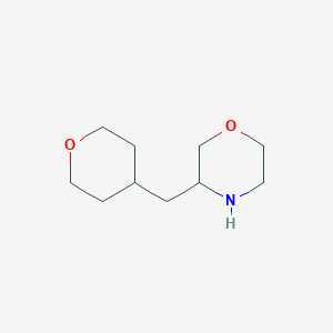 molecular formula C10H19NO2 B2452581 3-[(氧杂-4-基)甲基]吗啉 CAS No. 1889614-34-9