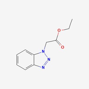 molecular formula C10H11N3O2 B2452599 Ethyl 2-(benzotriazol-1-yl)acetate CAS No. 69218-46-8