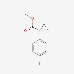 molecular formula C11H11IO2 B2452636 Methyl 1-(4-iodophenyl)cyclopropanecarboxylate CAS No. 630384-36-0