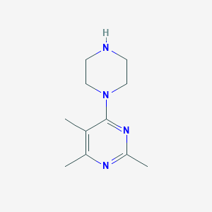 2,4,5-Trimethyl-6-piperazin-1-ylpyrimidine