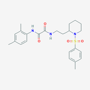 N1-(2,4-dimethylphenyl)-N2-(2-(1-tosylpiperidin-2-yl)ethyl)oxalamide