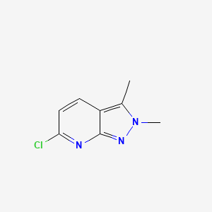 6-chloro-2,3-dimethyl-2H-pyrazolo[3,4-b]pyridine
