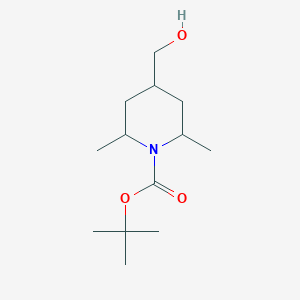 Tert-butyl 4-(hydroxymethyl)-2,6-dimethylpiperidine-1-carboxylate