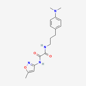 molecular formula C17H22N4O3 B2452878 N1-(3-(4-(dimethylamino)phenyl)propyl)-N2-(5-methylisoxazol-3-yl)oxalamide CAS No. 953911-78-9