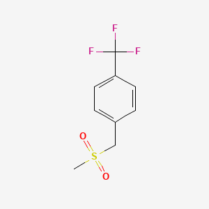 molecular formula C9H9F3O2S B2452913 4-三氟甲基苄基甲基砜 CAS No. 40289-23-4