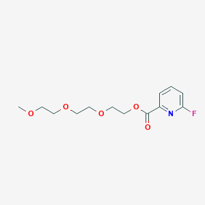 molecular formula C13H18FNO5 B2452932 2-[2-(2-Methoxyethoxy)ethoxy]ethyl 6-fluoropyridine-2-carboxylate CAS No. 1913381-40-4