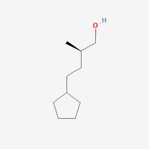 molecular formula C10H20O B2452938 (2R)-4-Cyclopentyl-2-methylbutan-1-ol CAS No. 2248198-21-0