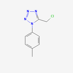 molecular formula C9H9ClN4 B2452980 5-(氯甲基)-1-(4-甲基苯基)四唑 CAS No. 37468-44-3