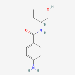 4-amino-N-(1-hydroxybutan-2-yl)benzamide