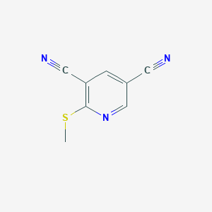 2-(Methylsulfanyl)pyridine-3,5-dicarbonitrile