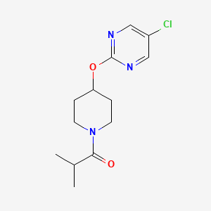 1-[4-(5-Chloropyrimidin-2-yl)oxypiperidin-1-yl]-2-methylpropan-1-one