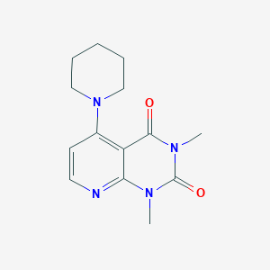 molecular formula C14H18N4O2 B2453158 1,3-dimethyl-5-(piperidin-1-yl)pyrido[2,3-d]pyrimidine-2,4(1H,3H)-dione CAS No. 946203-26-5