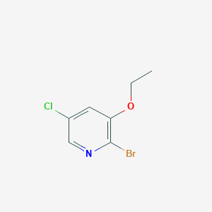 molecular formula C7H7BrClNO B2453186 2-Bromo-5-chloro-3-ethoxypyridine CAS No. 1859213-39-0