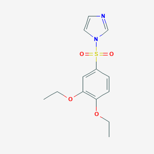 1-[(3,4-diethoxyphenyl)sulfonyl]-1H-imidazole