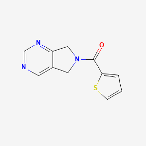 (5H-pyrrolo[3,4-d]pyrimidin-6(7H)-yl)(thiophen-2-yl)methanone