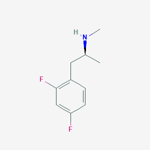 (2S)-1-(2,4-Difluorophenyl)-N-methylpropan-2-amine