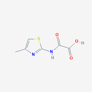 molecular formula C6H6N2O3S B2453261 [(4-Methyl-1,3-thiazol-2-yl)amino](oxo)acetic acid CAS No. 82514-68-9