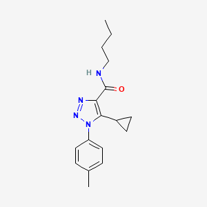 N-butyl-5-cyclopropyl-1-(p-tolyl)-1H-1,2,3-triazole-4-carboxamide