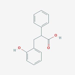 molecular formula C15H14O3 B2453387 3-(2-羟基苯基)-2-苯基丙酸 CAS No. 861296-47-1