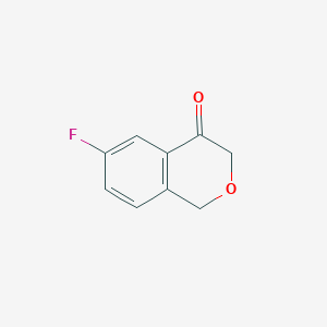 molecular formula C9H7FO2 B2453398 6-Fluoro-4-isochromanone CAS No. 1344889-17-3