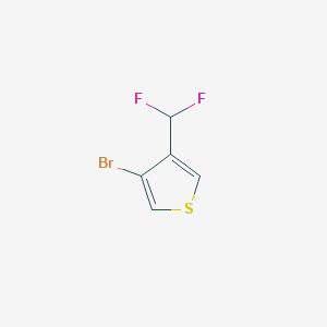 B2453499 3-Bromo-4-(difluoromethyl)thiophene CAS No. 1784977-09-8