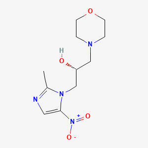 molecular formula C11H18N4O4 B2453508 莫尼达唑（R对映异构体） CAS No. 898230-59-6