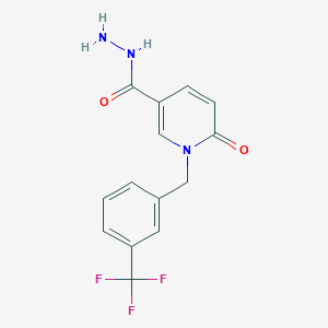 6-Oxo-1-[3-(trifluoromethyl)benzyl]-1,6-dihydro-3-pyridinecarbohydrazide