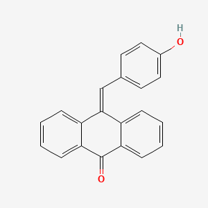 molecular formula C21H14O2 B2453620 10-(4-Hydroxybenzylidene)anthracen-9(10H)-one CAS No. 69544-83-8