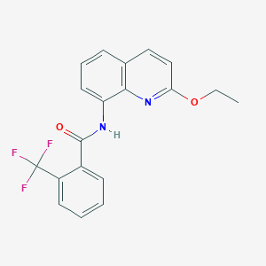 N-(2-ethoxyquinolin-8-yl)-2-(trifluoromethyl)benzamide
