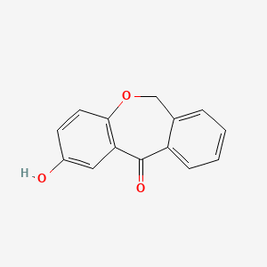 molecular formula C14H10O3 B2453700 2-hydroxydibenzo[b,e]oxepin-11(6H)-one CAS No. 50456-78-5