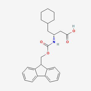 (3R)-4-cyclohexyl-3-(9H-fluoren-9-ylmethoxycarbonylamino)butanoic Acid