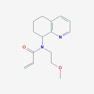 N-(2-Methoxyethyl)-N-(5,6,7,8-tetrahydroquinolin-8-yl)prop-2-enamide