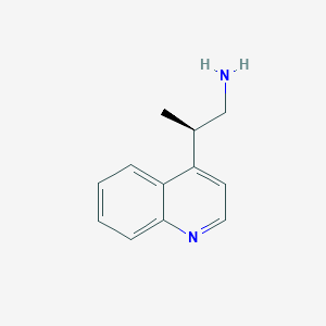 (2R)-2-Quinolin-4-ylpropan-1-amine
