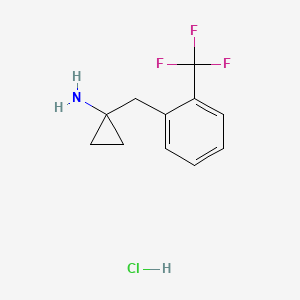 1-[2-(Trifluoromethyl)benzyl]cyclopropanamine hydrochloride